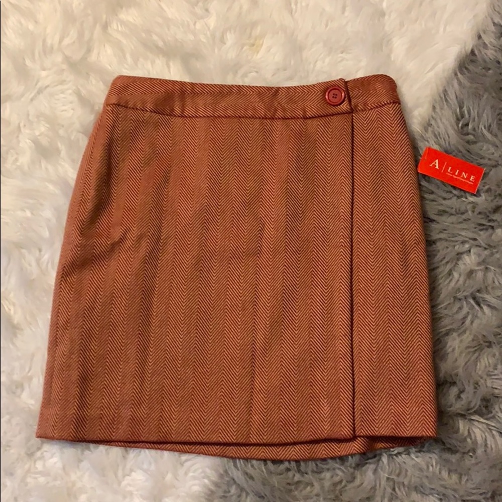 A Line brand midi skirt